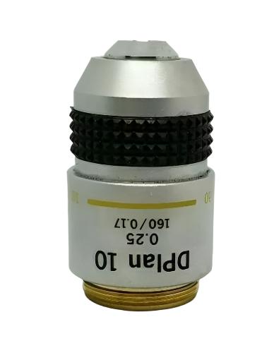 Olympus Microscope Objective DPlan 10x 160/0.17 - microscopemarketplace