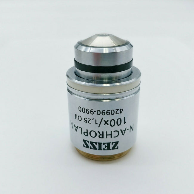 Zeiss Microscope Objective N-ACHROPLAN 100x 1.25 Oil M27 420990-9900 - microscopemarketplace
