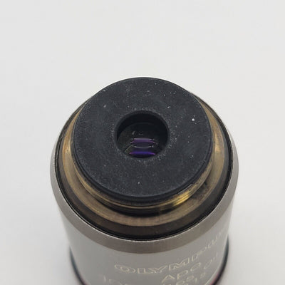 Olympus Microscope Objective Apo 100x Oil HR ∞/0.15 - microscopemarketplace