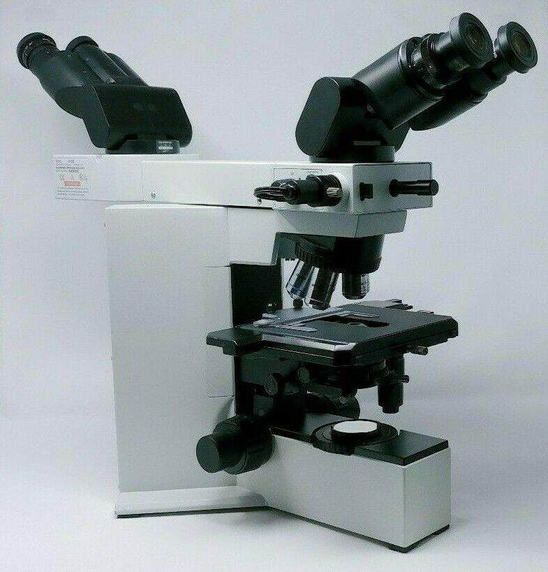 Olympus Microscope BX40 with Front to Back Bridge and 2x Objective - microscopemarketplace