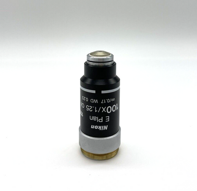 Nikon Microscope Objective E Plan 100x/1.25 Oil for E200 - microscopemarketplace