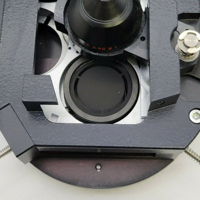 Leica Microscope Swing Out Condenser w/ Phase Rings Ph1 Ph2 DF 551022 551000 - microscopemarketplace