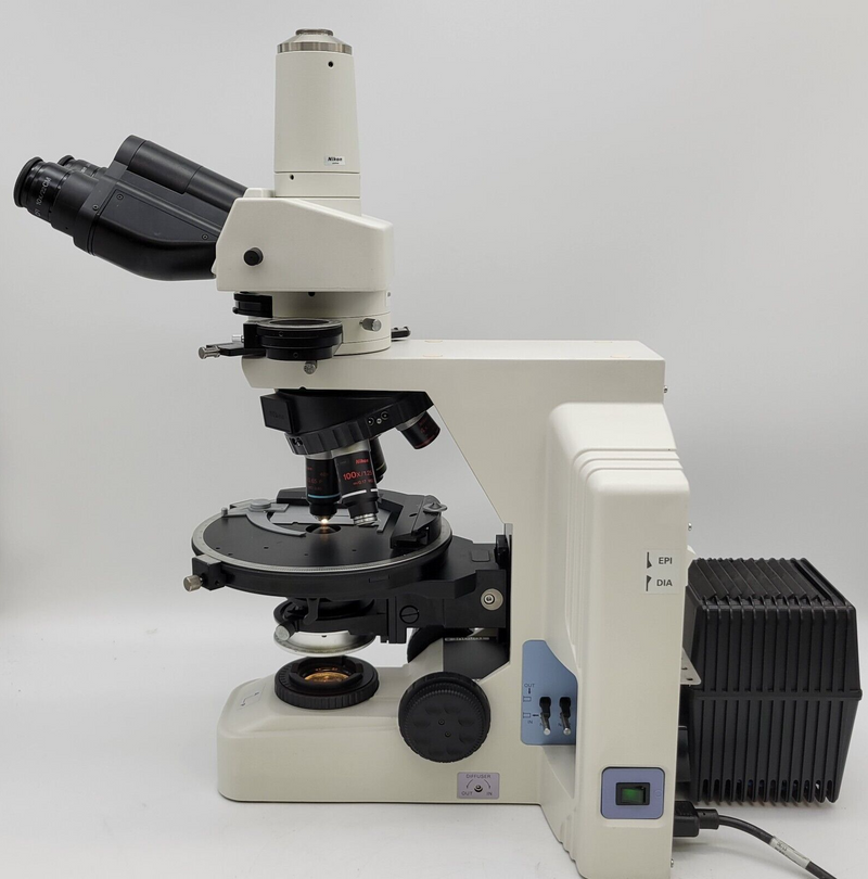 Nikon Microscope Eclipse E600 Pol with Trinocular Head - microscopemarketplace