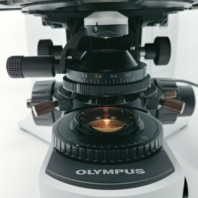 Olympus Microscope BX41 with 2x, 60x, and Camera - microscopemarketplace