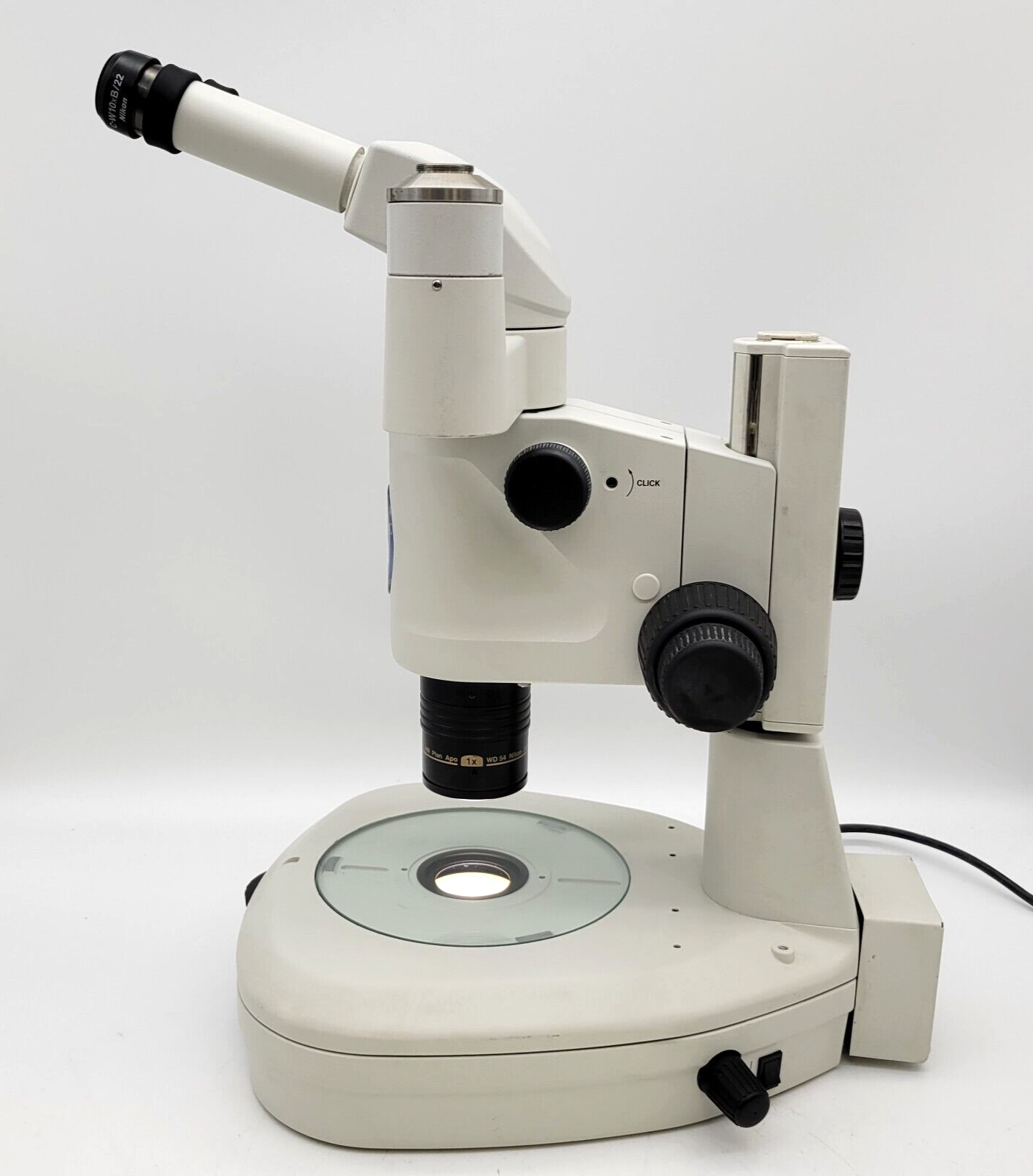 Nikon Stereo Microscope SMZ1500 w. Brightfield/Darkfield Transmitted Light Stand - microscopemarketplace