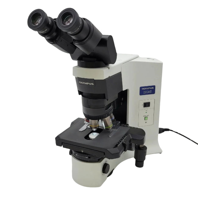 Olympus Microscope BX45 Pathology / Mohs with Fluorites & Tilting Binocular Head - microscopemarketplace