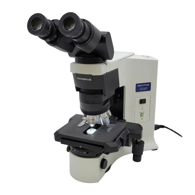 Olympus Microscope BX45 with Tilting Head and 100x Objective - microscopemarketplace