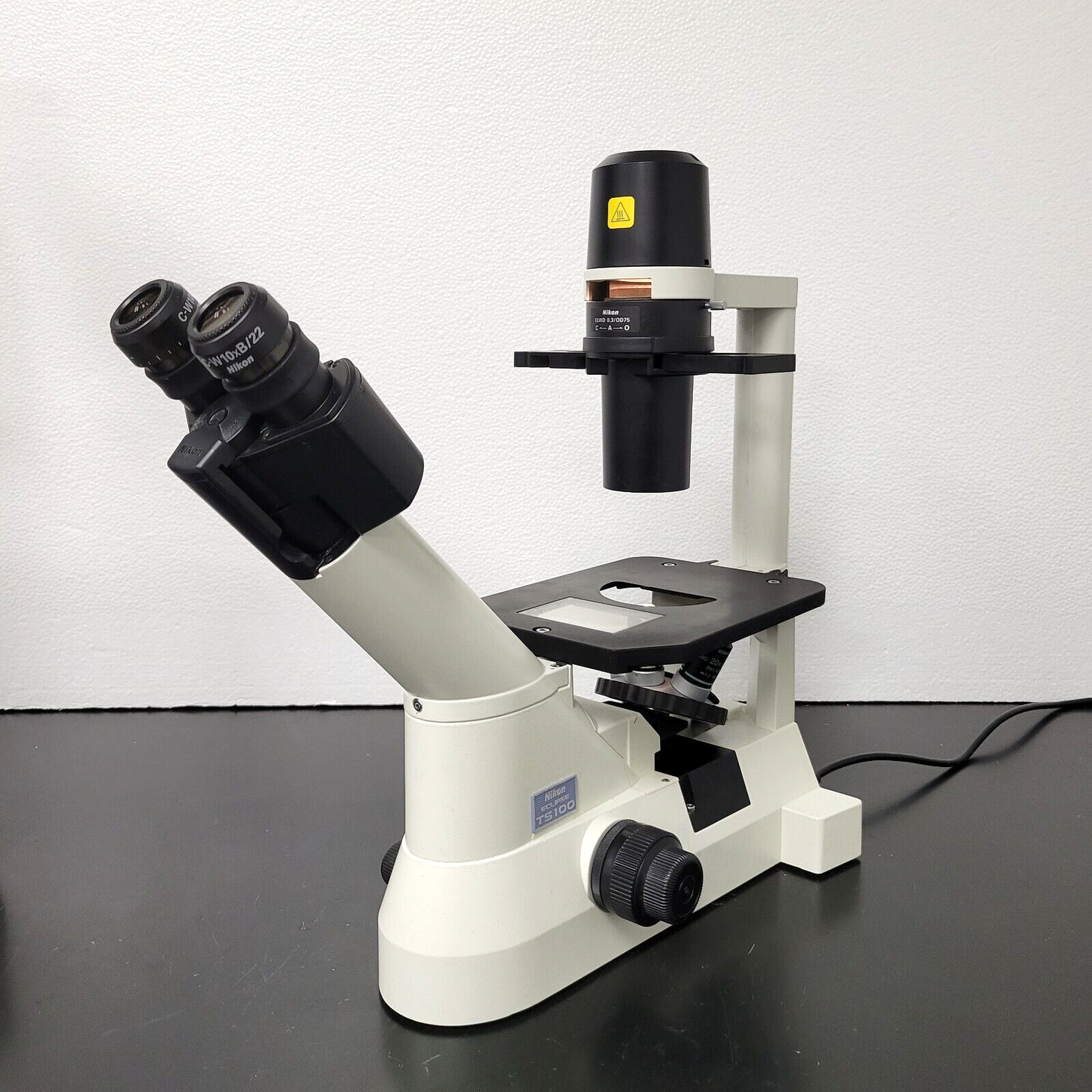 Nikon Microscope Eclipse TS100 with Phase Contrast Tissue Culture - microscopemarketplace