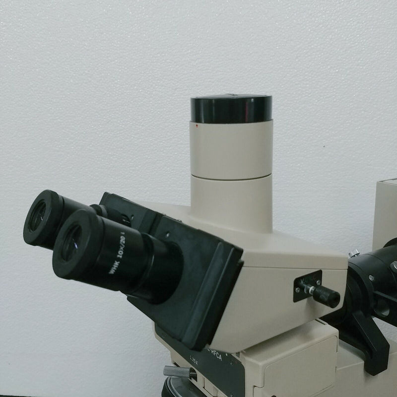 Olympus Microscope BH2 with Fluorescence & SPlan Objectives - microscopemarketplace