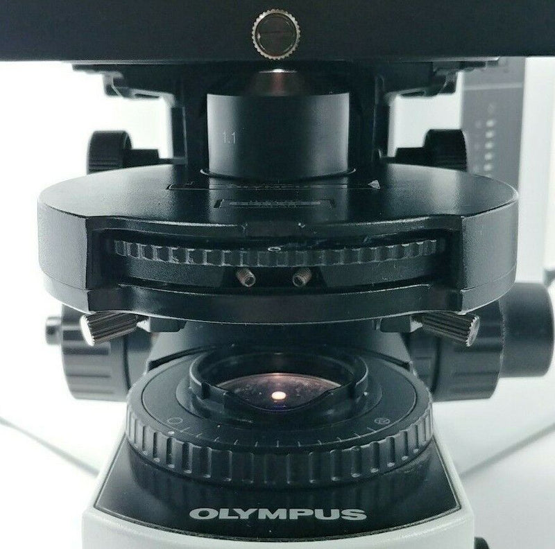 Olympus Microscope BX51 with Fluorescence and Phase Contrast - microscopemarketplace
