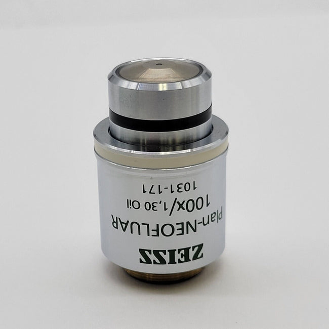 Zeiss Microscope Objective Plan Neofluar 100x Oil Ph3 Phase Contrast 1031-171 - microscopemarketplace
