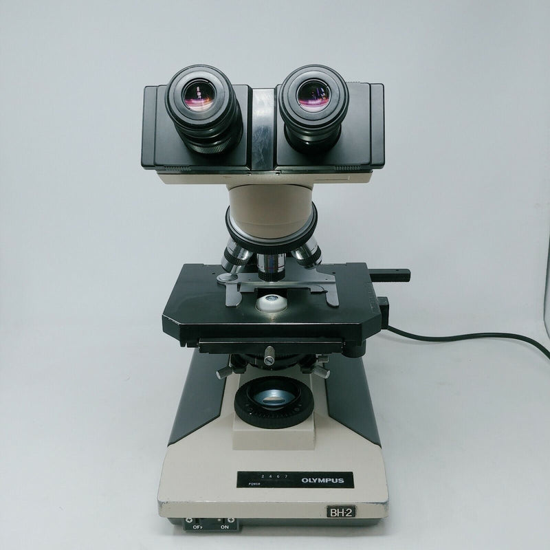 Olympus Microscope BH-2 BH2 with SPlan Objectives and 2x for Pathology - microscopemarketplace