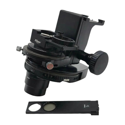 Nikon Microscope DIC Condenser with Prisms, Phase Rings, Analyzer and Polarizer - microscopemarketplace