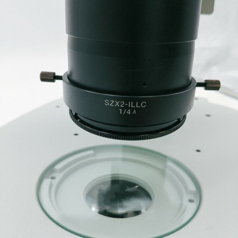 Olympus Microscope SZX16 with Dual Objective Turret and Tilting Trinocular Head - microscopemarketplace