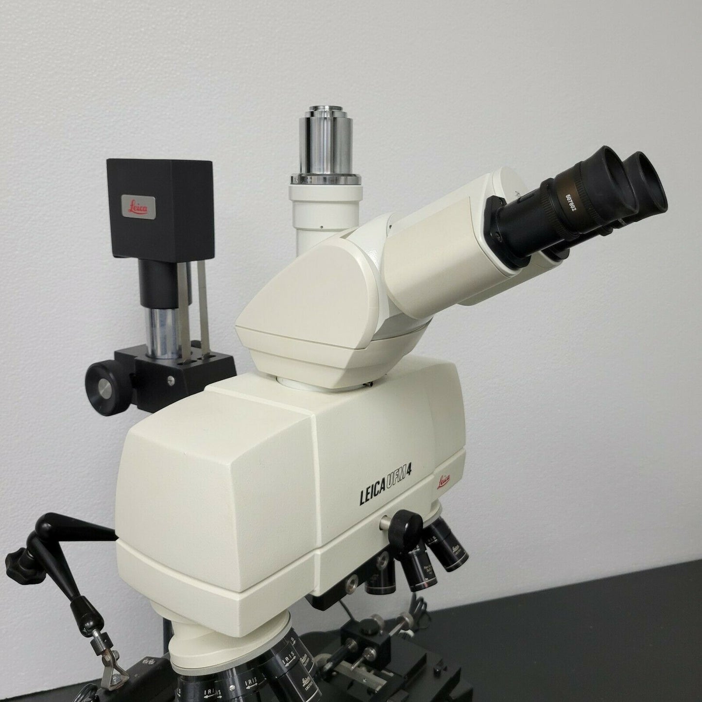 Leica Microscope UFM4 Forensic Comparison System with Tilting Ergo Head - microscopemarketplace
