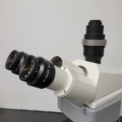 Zeiss Microscope Axio Scope.A1 with Trinocular Head, 1x and 2.5x Objectives - microscopemarketplace