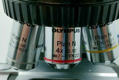 Olympus Microscope BX40 with Tilting Head and 2X Objective - microscopemarketplace