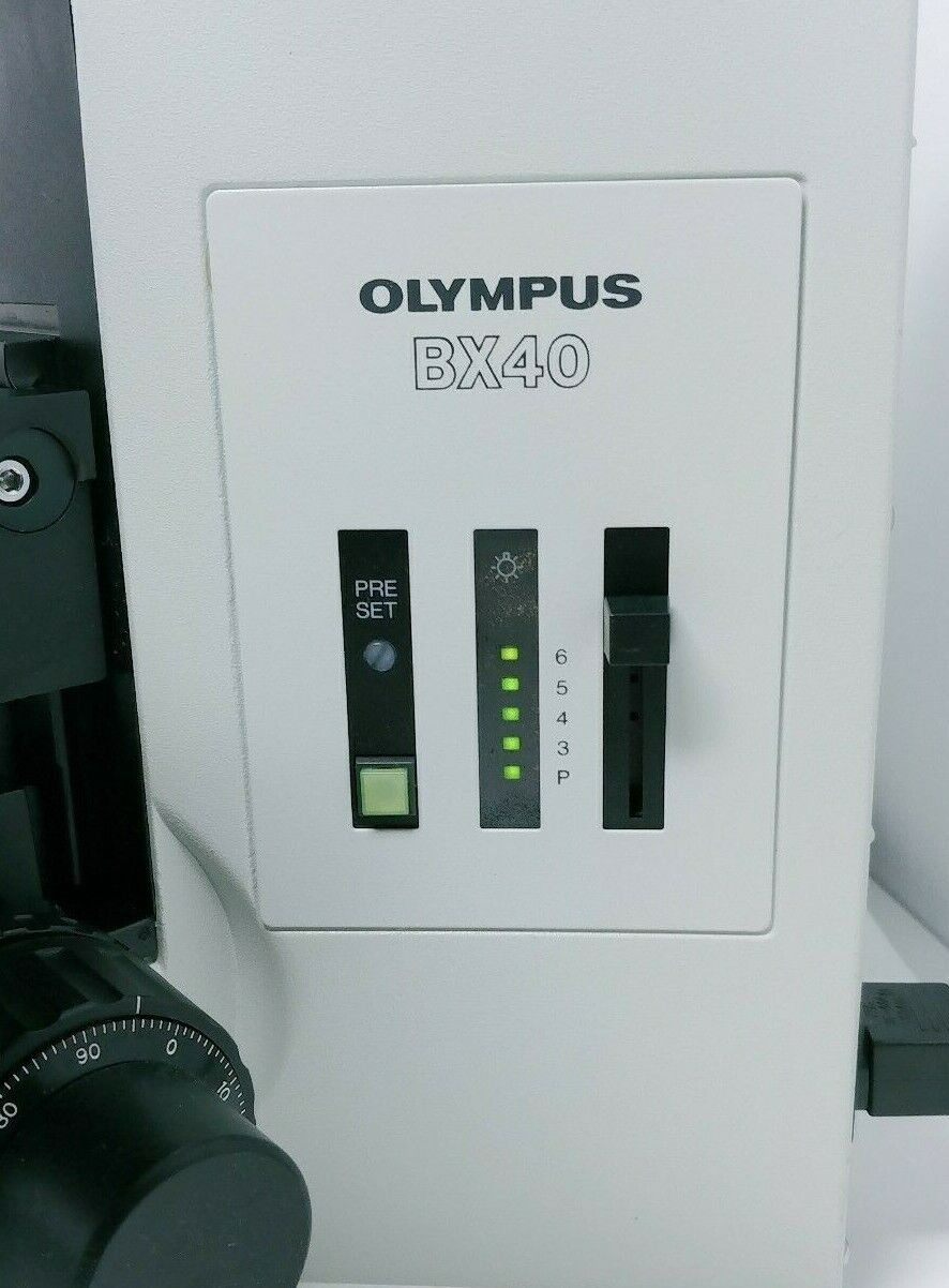 Olympus Microscope BX40 with Trinocular Head and 100x - microscopemarketplace