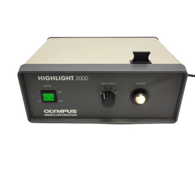 Olympus Highlight 2000 Fiber Optic Light Source for Stereo Microscope New - microscopemarketplace