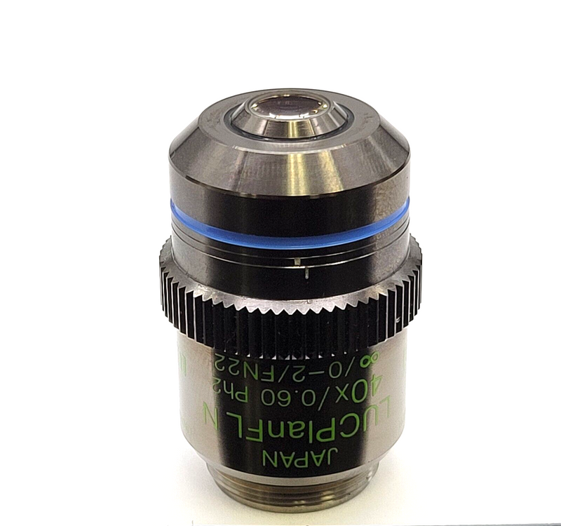 Olympus Microscope Objective LUCPlanFL N 40x Ph2 Phase Contrast - microscopemarketplace