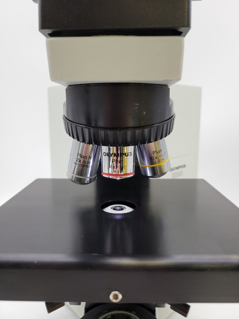 Olympus Microscope BX40 w. Fixed Stage, Tilt Head, & 2x Objective for Pathology - microscopemarketplace