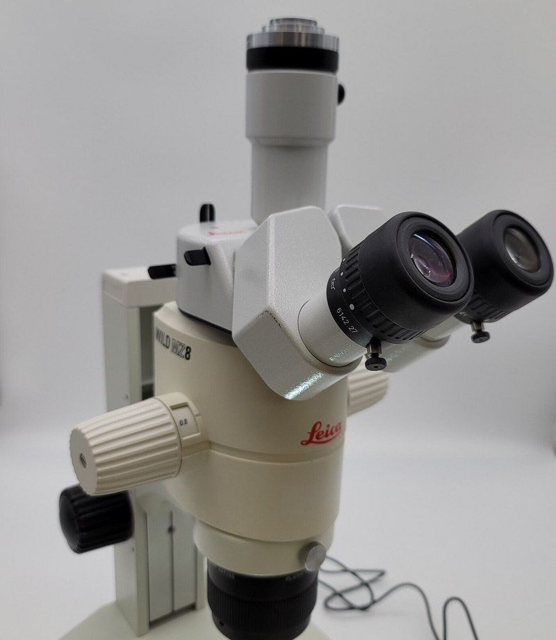 Wilde Microscope Leica Wild Microscope MZ8 With Mirror Illuminated Base for IVF