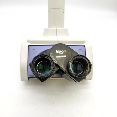 Nikon Microscope Eclipse E800 Trinocular Tilting Ergo Head with Camera Adapter - microscopemarketplace