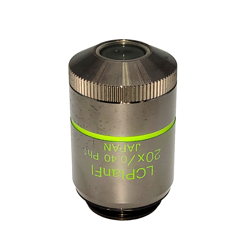 Olympus Microscope Objective LCPlanFl 20x Ph1 Phase Contrast with CAP-P1.1 - microscopemarketplace