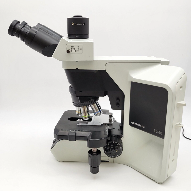 Olympus Microscope BX46 LED with Trinocular Head and 2x for Pathology/Mohs - microscopemarketplace