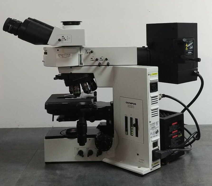 Olympus Microscope BX50 with DIC, Fluorescence, and Trinocular Superwide  Head