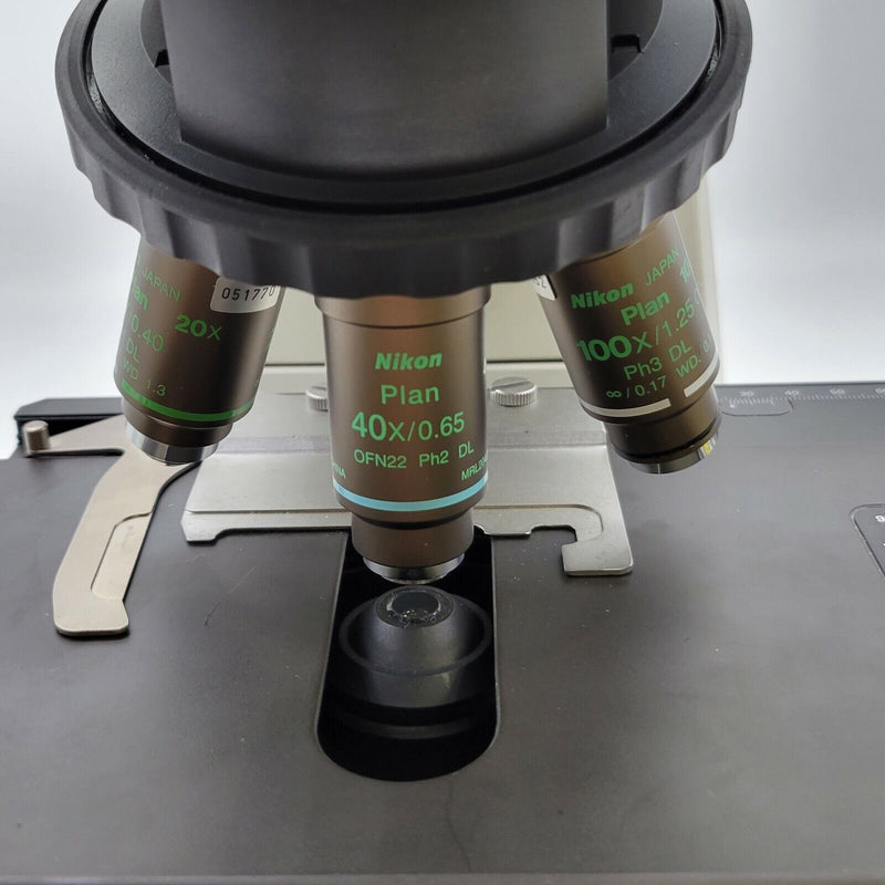 Nikon Microscope Eclipse 50i with Phase Contrast and Trinocular Head - microscopemarketplace