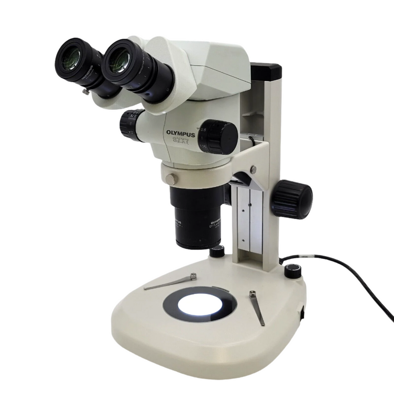 Olympus Stereo Microscope SZX7 w. Binocular Head & Transmitted & Reflected Light - microscopemarketplace