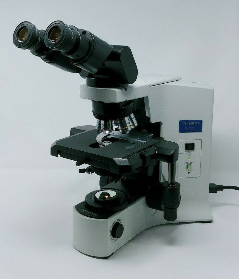Olympus Microscope BX41 with Tilting Head and 2x for Pathology/Mohs - microscopemarketplace