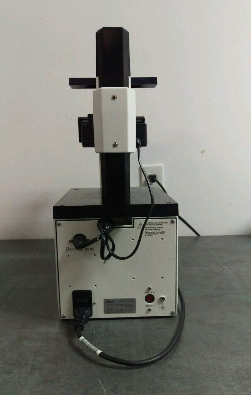 Leica Leitz Microscope DM IL Inverted with Phase Contrast and Trinocular Head - microscopemarketplace