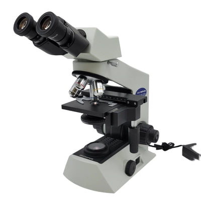 Olympus Microscope CX21LED with 4x, 10x, 40x, and 100x NEW - microscopemarketplace