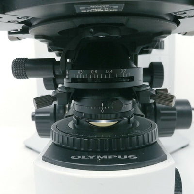 Olympus Microscope BX41 Pol Polarizing with Tilting Binocular Head - microscopemarketplace