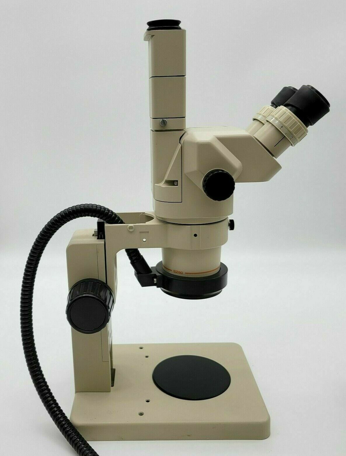 Olympus Stereo Microscope SZ60 with Phototube and Leeds Ring Light - microscopemarketplace