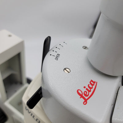 Leica Wild Microscope MZ8 Stereo Microscope With Mirror Illuminated Base - microscopemarketplace