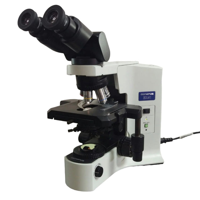 Olympus Microscope BX41 with Tilting Head and 100x - microscopemarketplace