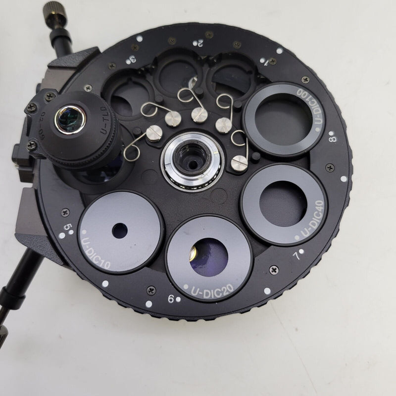 Olympus Microscope BX51 LED with DIC, Fluorite Objectives, & 6 Place ...