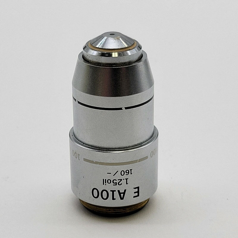 Olympus Microscope Objective E A100 100x 1.25 Oil 160/- - microscopemarketplace