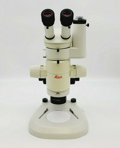 Leica Stereo Microscope MZ12 with Plan Apo 1x, Phototube, and Illuminated Stand - microscopemarketplace