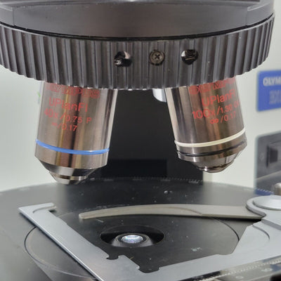 Olympus Microscope BX51 Pol Polarization and Fluorescence with Trinocular Head - microscopemarketplace