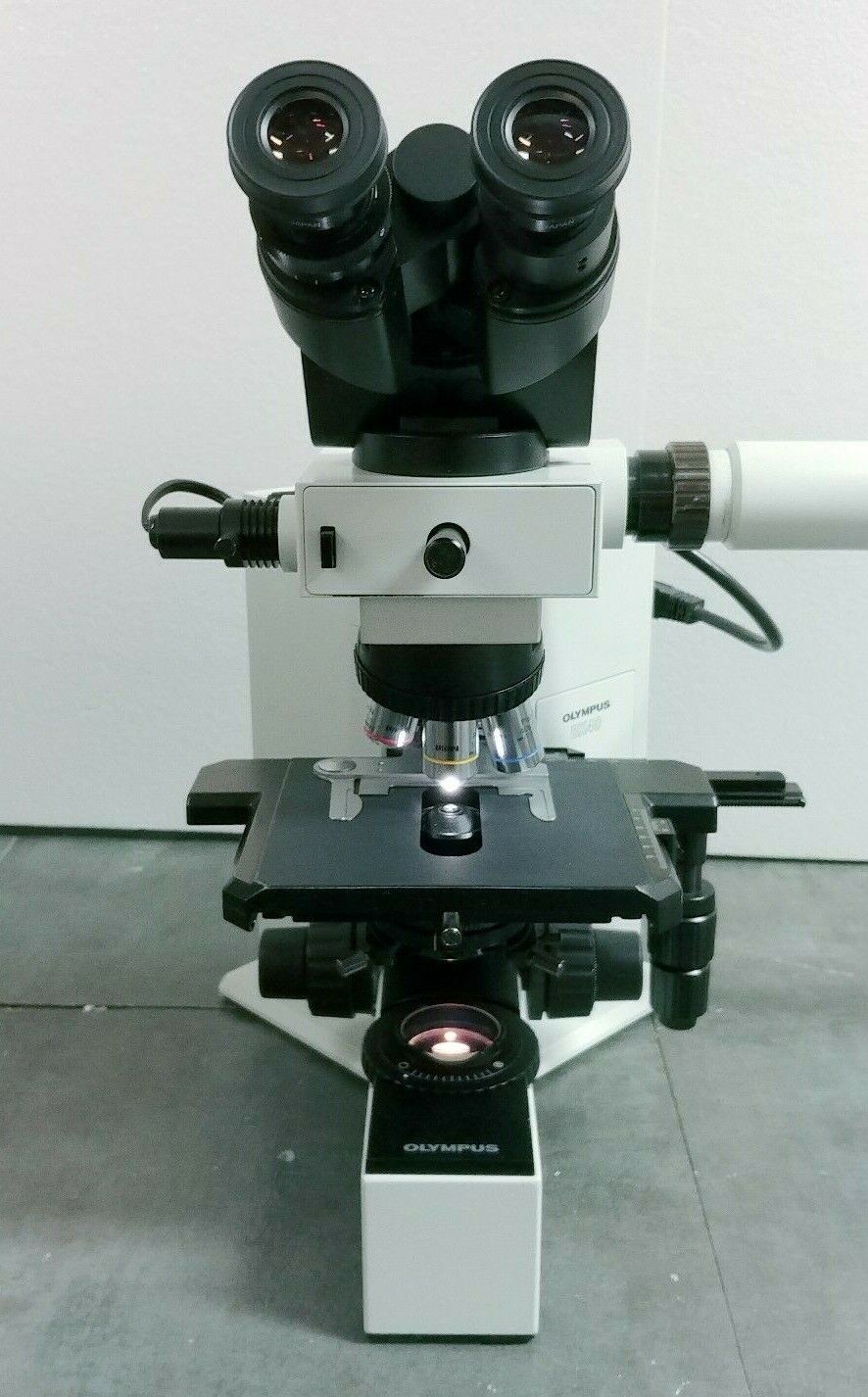 Olympus Microscope BX40 with Side by Side Teaching Bridge - microscopemarketplace