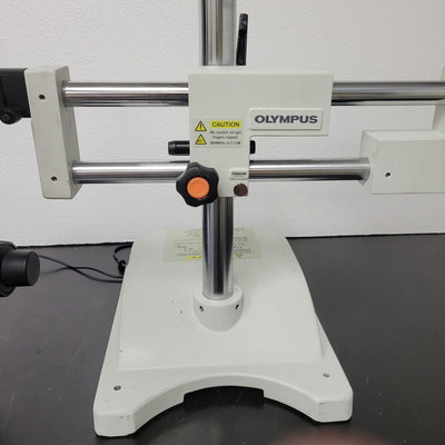 Olympus Stereo Microscope SZX16 with Trinocular Head, Camera, and Boomstand - microscopemarketplace