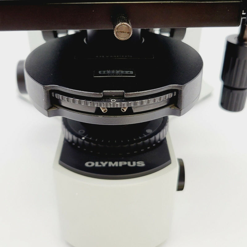 Olympus Microscope BX41 with Fluorites, Phase Contrast, & Tilting Binocular Head - microscopemarketplace