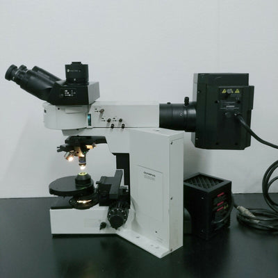 Olympus Microscope BX50 Water Immersion with Fluorescence and DIC - microscopemarketplace