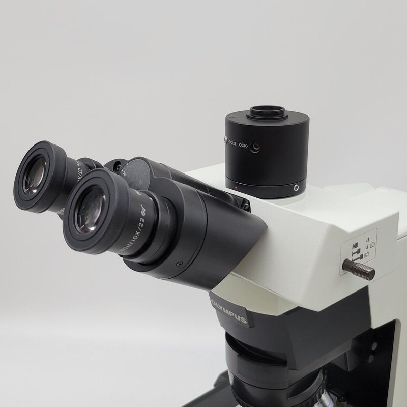 Olympus Microscope BX45 Pathology / Mohs with Trinocular Head - microscopemarketplace