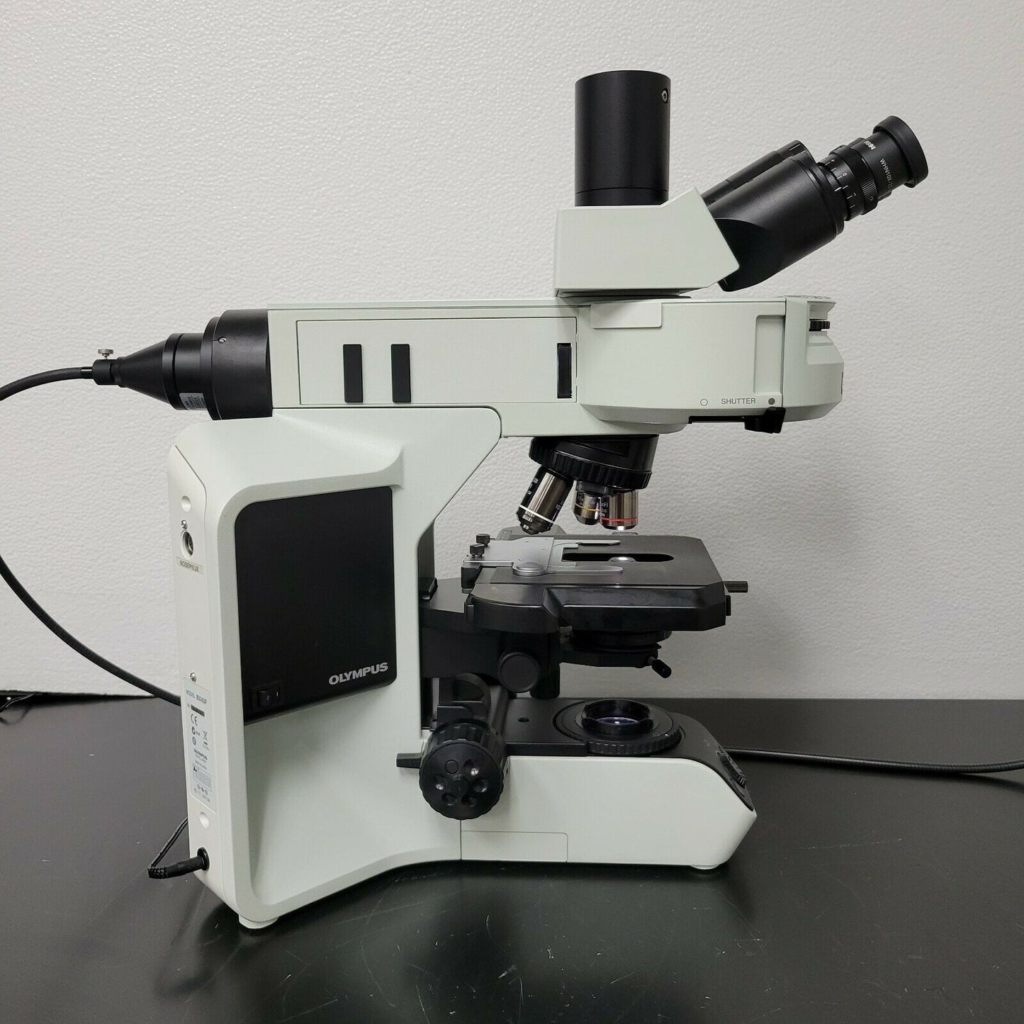 Olympus Microscope BX43 with Fluorites, Fluorescence, & X-Cite Lite Illumination - microscopemarketplace