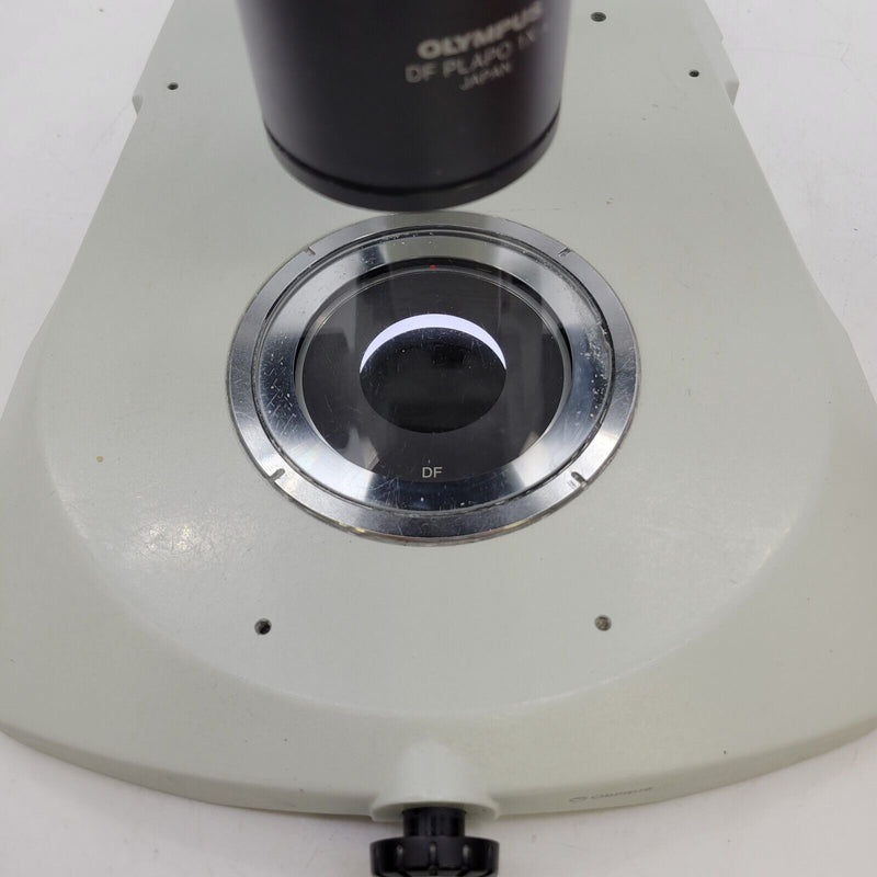 Olympus Stereo Microscope SZX10 w. Slim LED Transmitted Light Base BF/DF/Oblique - microscopemarketplace